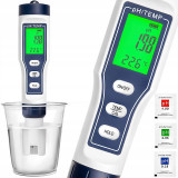 Tester electronic pentru calitatea apei PH si temperatura,ecran LCD,functie HOLD,ATC