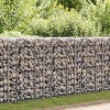 VidaXL Perete gabion cu capace, 900 x 30 x 100 cm, oțel galvanizat