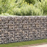Spirale Gabion vidaXL, Otel Galvanizat, 100 cm, Argintiu, Set 24 Bucati - Imbinare Panouri Gard