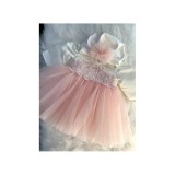 Rochita Pentru Botez, cu Bolero, Roz - DPH62