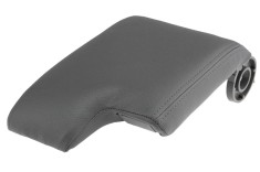 Capac cotiera cu buton Bmw Seria 3 E46 1999-, Gri, Material:Piele, NTY EZC-BM-080