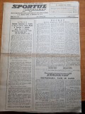 Sportul popular 6 aprilie 1953-fotbal,stiinta cluj,CCA,minerul petrosani lider