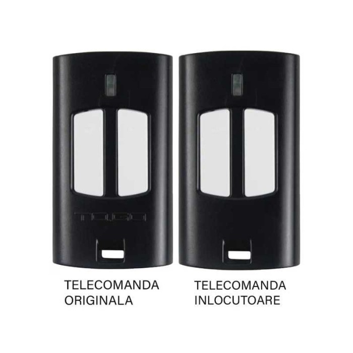Telecomanda poarta garaj 2 butoane cod saritor frecventa 433.92MHz Beninca TO.GO2WV compatibila cu originalul (801)