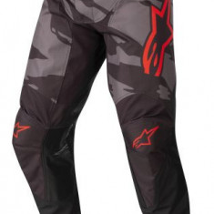 Pantaloni Cross/Enduro Alpinestars MX Racer Culoare tactică Negru/Camo/Fluorescent/Gri/Roșu.dimensiunea 34