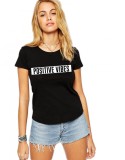 Tricou dama negru - Positive Vibes - S, THEICONIC