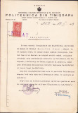 HST A524 Certificat conferențiar universitar Leon Sauciuc 1943 Poli Timișoara