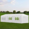 Gossi cort de petrecere, alb, 3 x 9 m