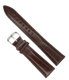 Cumpara ieftin Curea Piele Naturală Maro-&Icirc;nchis &ndash; 20/22 mm &ndash; Lungime XL (135+80 mm)