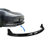 Prelungire Bara Fata Tesla Model 3 (2017-2022) Negru Lucios