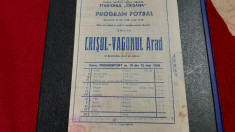 program Crisul Oradea - Vagonul Arad foto