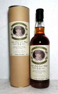 whisky Macallan distilled 1991 14yo 100th Anniversary of the Moray Open 70 cl 40 foto