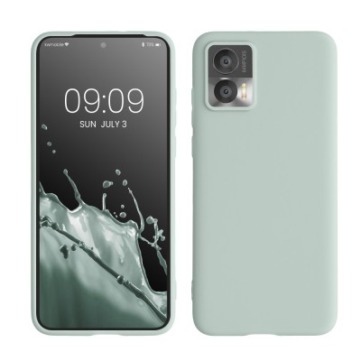 Husa kwmobile pentru Motorola Edge 30 Neo, Silicon, Verde, 60081.200 foto