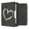 Husa pentru Kobo Aura H2O Edition 2, Textil, Gri, kwmobile, 49111.04