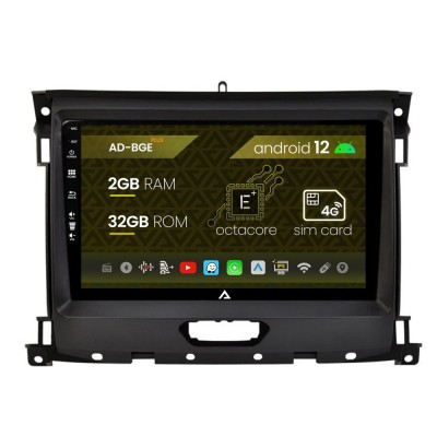 Navigatie Ford Ranger (2015-2022), Android 12, E-Octacore 2GB RAM + 32GB ROM, 9 Inch - AD-BGE9002+AD-BGRKIT120V2 foto