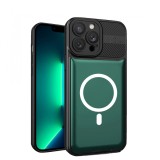 Husa urban armor pentru samsung a34 5g verde inchis, suport auto magnetic, protectie antisoc, flippy