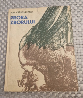 Proba zborului poezii Ion Cringuleanu foto