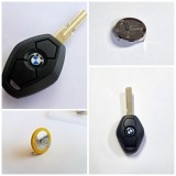 Carcasa cheie BMW diamant + acumulator baterie E46 E39 E60 Z4 X3 X5