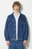 A.P.C. geaca jeans blouson elvis barbati, de tranzitie, COGWD-H02913