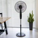 Ventilator de picioare, 40 cm, negru, Klausberg