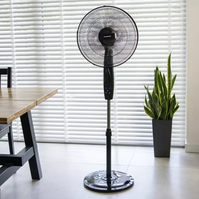 Ventilator de picioare, 40 cm, negru, Klausberg