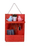 Suport chei din lemn 214Ki Rosu 31x24x8 cm