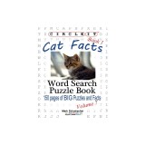 Circle It, Cat Facts, Book 1, Word Search, Puzzle Book
