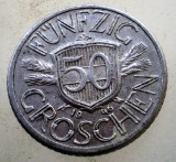 7.234 AUSTRIA 50 GROSCHEN 1946, Europa, Aluminiu