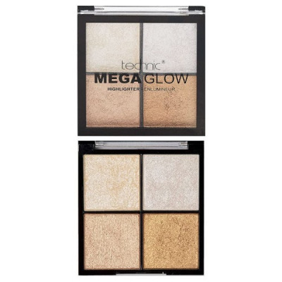 Paleta iluminatoare, Technic, Mega Glow Highlighter, 4 culori, 10 g foto