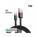 Cablu Type-C Baseus Cafule Series Red &amp; Black