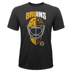 Boston Bruins tricou de copii Torwart Mask black - L