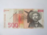 Slovenia 500 Tolarjev 1992 in stare buna,bancnota din imagini