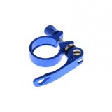 Colier tija sa, prindere rapida, 31.8mm, culoare albastru, din aluminiu Cod:AWR0275BL