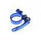 Colier tija sa, prindere rapida, 28.6mm, culoare albastru, din aluminiu Cod:AWR0274BL