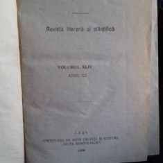 VIATA ROMANEASCA - REVISTA LITERARA SI STIINTIFICA. ANUL XII, 1920