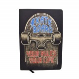 Agenda Pufo A5 nedatata, You&#039;re rules, you&#039;re life, 96 foi, 21 x 15 cm