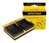 Patona Dual incarcator Sony NP-BN1 Cybershot DSCT99 DSC-T99 DSCTX5 DSC-TX5 DSCTX7 incl. Micro-USB cable