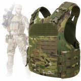 Vesta tactica reglabila Linovit&reg;, Impermeabila, Sistem MOLLE, Buzunare modulare, Suport pentru placi balistice, pentru Airsoft, Paintball, Vanatoare s