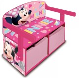 Mobilier 2 in 1 pentru depozitare jucarii Minnie&#039;s Bow-tique