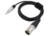 Cablu Audio Jack 3,5mm la XLR 1,5m Negru