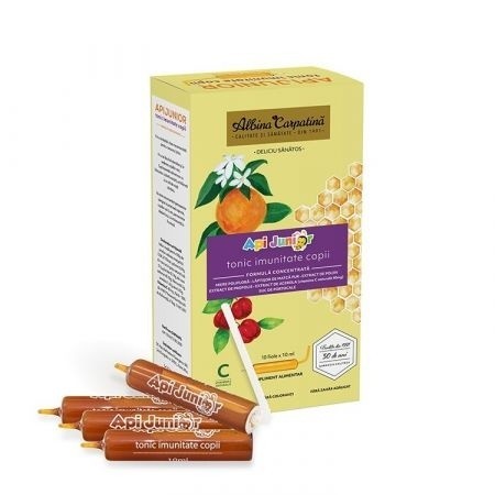 API JUNIOR TONIC IMUNITATE COPII 10ML*10FIOLE