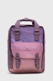 Doughnut rucsac femei, culoarea violet, mic, neted