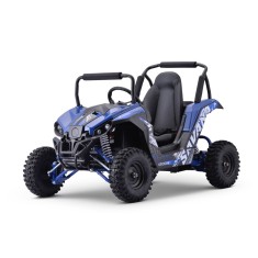 UTV electric pentru copii NITRO GoKid Savana 1200W 48V cu diferential, culoare albastra