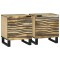 vidaXL Dulap de noapte 2 pcs Maro 40 x 33 x 46 cm Lemn masiv de mango 4017933
