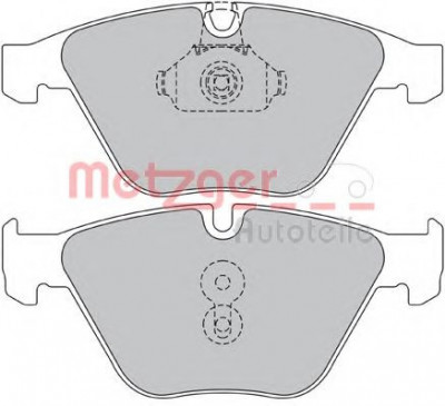 Set placute frana,frana disc BMW Seria 7 (E65, E66, E67) (2001 - 2009) METZGER 1170090 foto