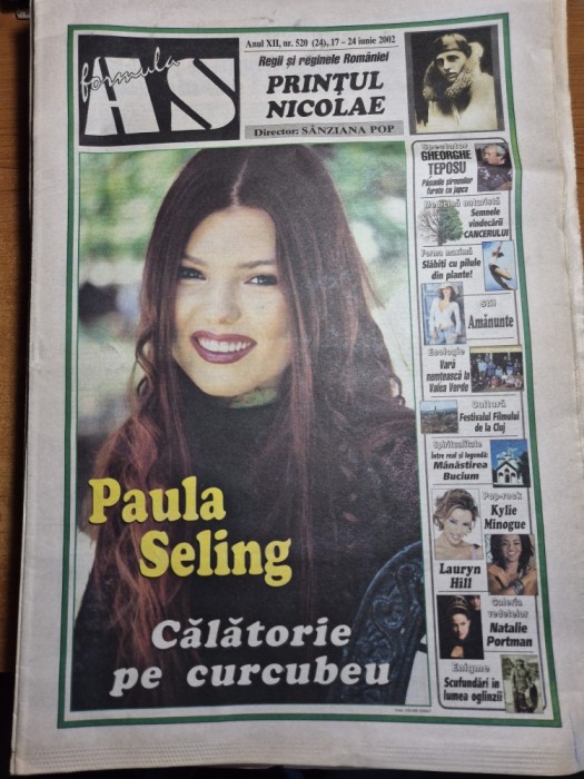 ziarul formula as 17 -24 iunie 2002 - paula seling
