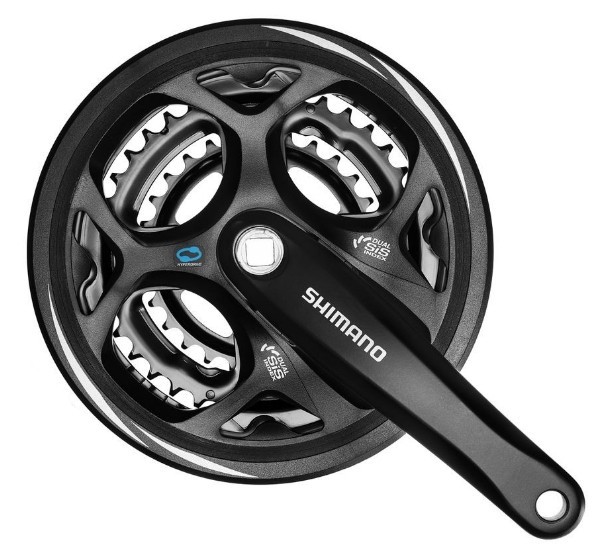 Angrenaj Pedalier Shimano Altus MTB, 48X38X28T, Brat 175MM, Pentru 7/8 Viteze Pe... Cod:EFCM311E888CL