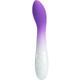 High Tech-Bishop Vibrator G-spot 30 Vibrații Mov-Silicon, 12