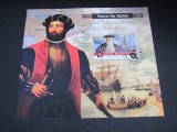 Bloc de Timbre Poștal Maldive &ndash; Vasco da Gama, Primul European ajuns &icirc;n India pe mare, 70 MVR, ilustrat, obliterat, Transporturi, Stampilat