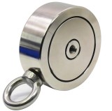 Magnet Fishing D94 mm 2x300 kg puternic doua fete Forta prindere acvatic neodim