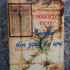 Umberto Eco - Insula din ziua de ieri